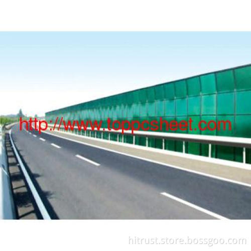 polycarbonate noise barrier sound barrier solid sheet